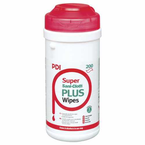 Очищающие салфетки для полов и поверхностей - Super Sani-Cloth® Plus - PDI International - 200 штук
