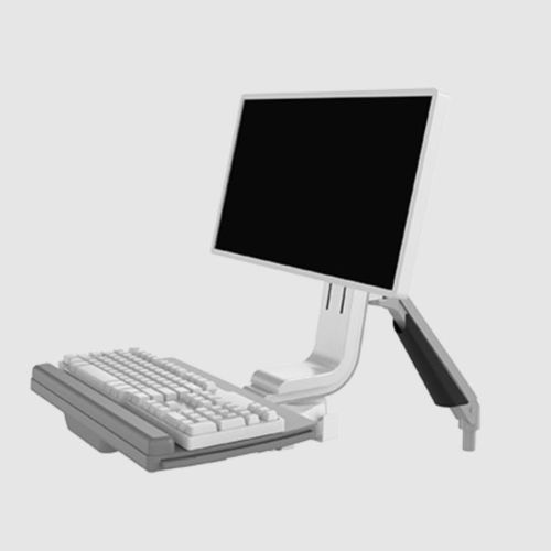 Настенный кронштейн - VM100-02 - Dongguan Vision Technology Co., Ltd. - для монитора / медицинский / с подставкой под клавиатуру
