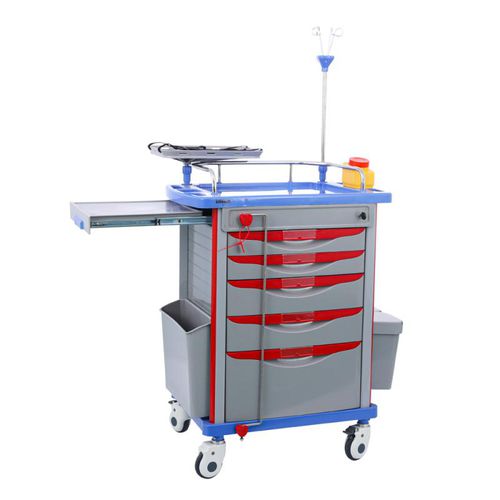 Медицинская тележка - TC4001B - Bellamoon Medical - для больниц / для неотложной помощи / для баллона с кислородом