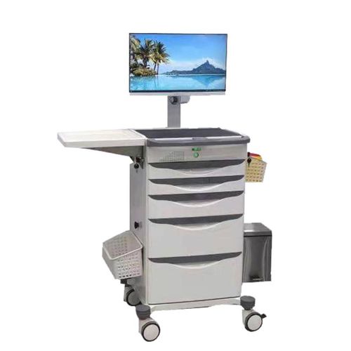 Медицинская компьютерная тумба - TC1208C - Bellamoon Medical - мобильная / с выдвижным ящиком