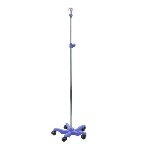Стойка для сыворотки на роликах - OR9004A - Bellamoon Medical - 4 крюка / из нержавеющей стали