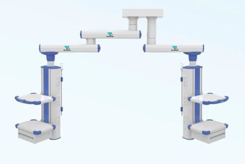 Потолочный двойные медицинские консоли - Double Arm - Medinain - для интенсивной терапии / для операционной / с регулируемой высотой