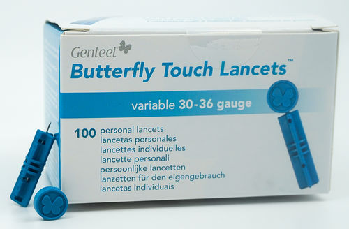 Ланцет для обеспечения безопасности - Butterfly  - Genteel - стерильный
