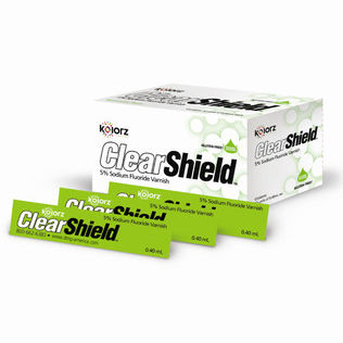 Стоматологический материал из фторлака - Kolorz ClearShield - DMG America - для зубной профилактики / пастообразный
