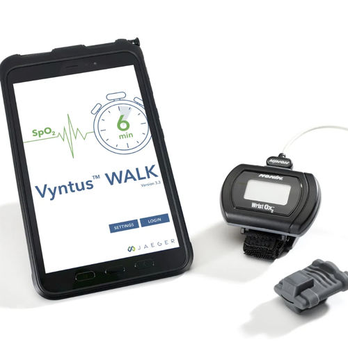 Монитор физической активности с беспроводной сетью - Vyntus™ WALK - JAEGER MEDICAL - на запястье / с GPS