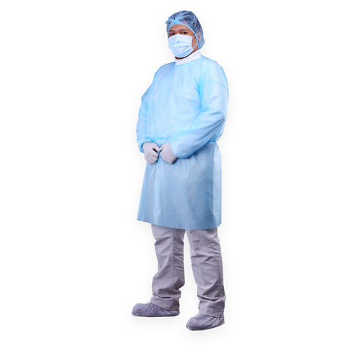 Хирургический халат унисекс - isolation gown - Medika Maesindo Global - L / XL / M