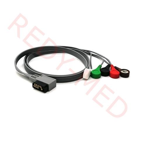 Кабель ЭКГ для холтеровского монитора - VC204SA-004 - Shenzhen Redy-Med Technology Co.,Ltd - 5 проводов / 4 провода