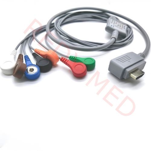 Кабель ЭКГ для холтеровского монитора - VC205SI-027 - Shenzhen Redy-Med Technology Co.,Ltd - 5 проводов / 7 проводов