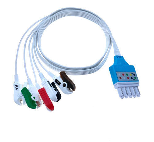 Кабель ЭКГ 3 провода - EL103SA-HP1 - Shenzhen Redy-Med Technology Co.,Ltd - 5 проводов