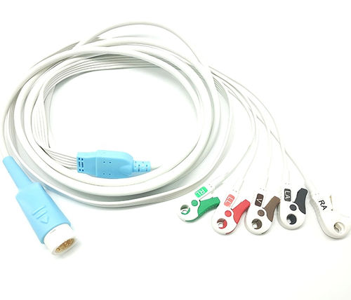 Кабель ЭКГ 3 провода - EL103SA-085 - Shenzhen Redy-Med Technology Co.,Ltd - 5 проводов