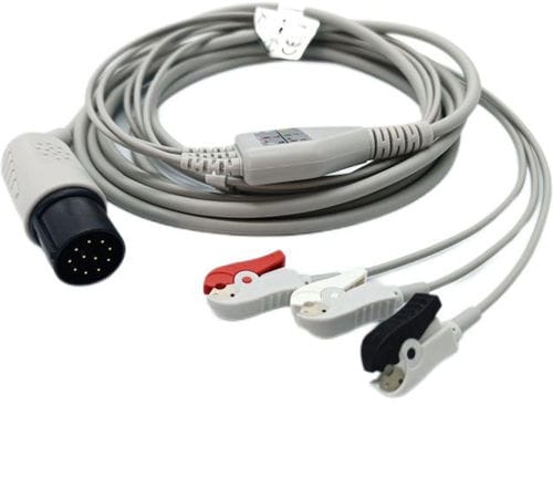 Кабель ЭКГ 3 провода - EC203SA-007 - Shenzhen Redy-Med Technology Co.,Ltd - 5 проводов