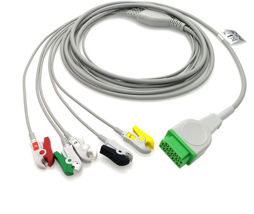 Кабель ЭКГ 3 провода - EC203SA-086 - Shenzhen Redy-Med Technology Co.,Ltd - 5 проводов
