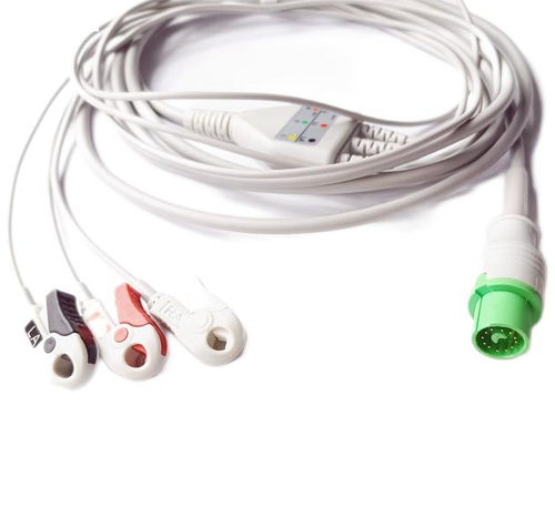 Кабель ЭКГ 3 провода - EC203SA-059 - Shenzhen Redy-Med Technology Co.,Ltd - 5 проводов