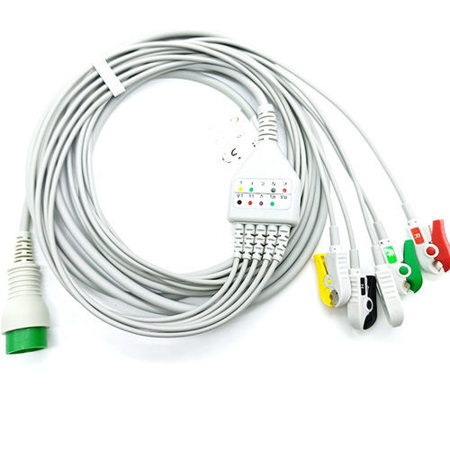Кабель ЭКГ 3 провода - EC203SA-222 - Shenzhen Redy-Med Technology Co.,Ltd - 5 проводов