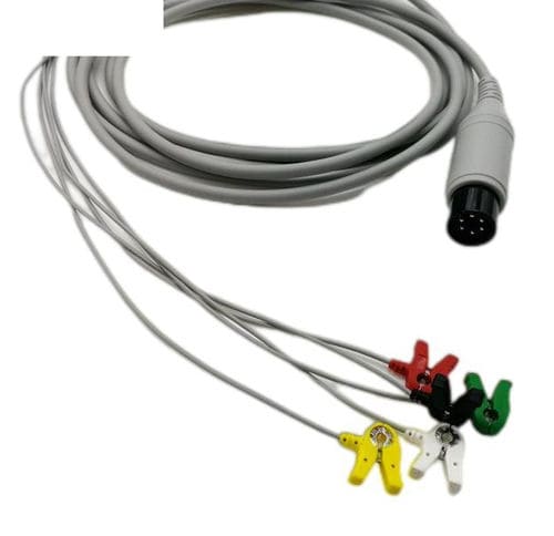 Кабель ЭКГ 3 провода - EA203CA-040 - Shenzhen Redy-Med Technology Co.,Ltd - 5 проводов