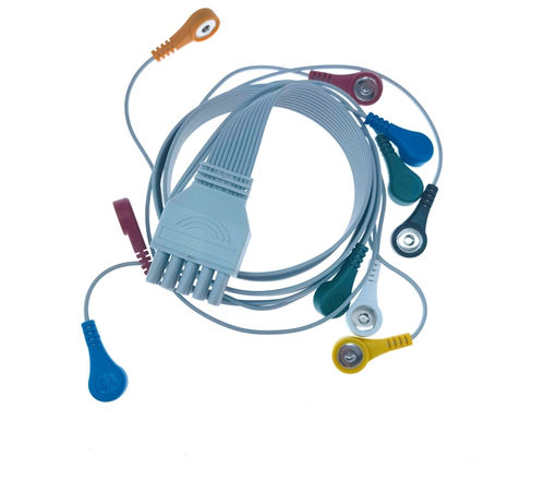 Кабель ЭКГ для холтеровского монитора - VC210SA-034 - Shenzhen Redy-Med Technology Co.,Ltd - 10 проводов