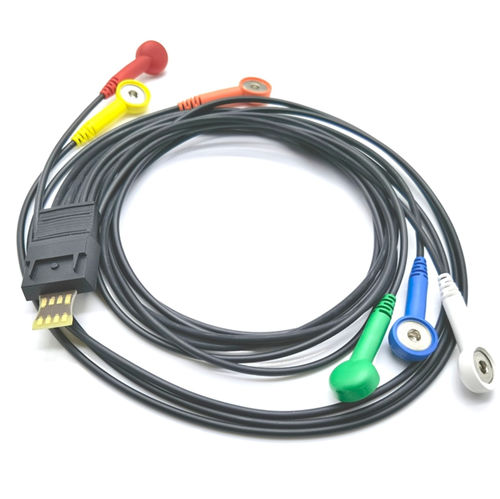 Кабель ЭКГ для холтеровского монитора - VC204SA-011 - Shenzhen Redy-Med Technology Co.,Ltd - 4 провода / 6 проводов