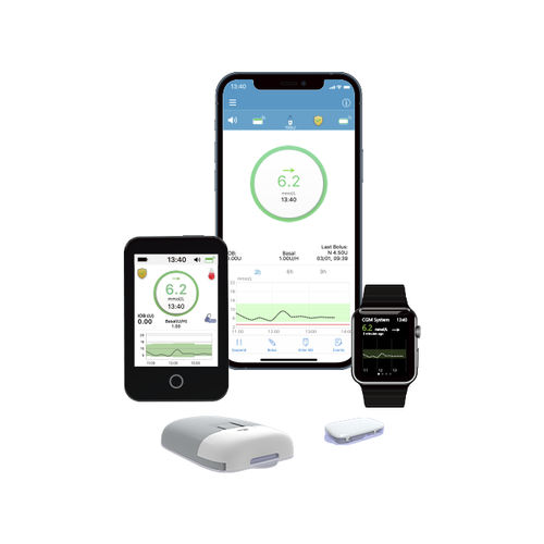 Учебное приложение iOS - TouchCare® Nano - Medtrum - для лечения диабета / для обмена информацией / для контроля