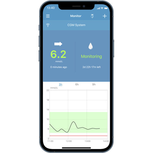 Медицинское приложение iOS - EasySense  - Medtrum - для управления данными пациента / для лечения диабета / для обмена информацией