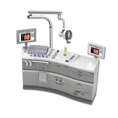Рабочее место ЛОР - NET-600A - Shanghai Nanos Medical - с монитором / с полками / компактное