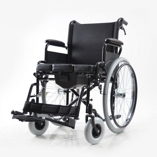 Стул для туалета для больничной палаты - YK4050 - Intco Machinery - с подлокотниками / на колесиках / с ведром