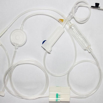 Комплект для перфузии поливинилхлорид - Jiangxi Qiaomin Medical Appliance - с капельной камерой / с Y-образным коннектором / с краном