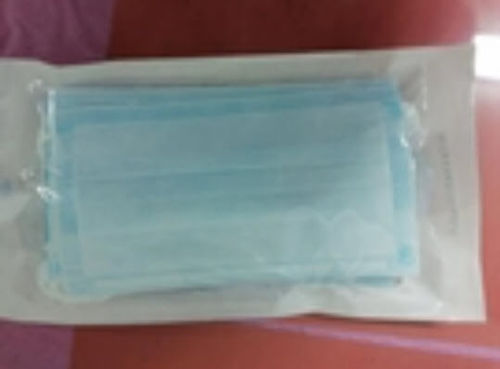 Xирургическая маска для взрослых - Jiangxi Qiaomin Medical Appliance - синяя / для одноразового использования / нетканая