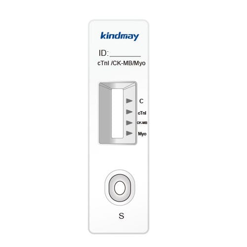Набор для теста на инфаркт миокарда - Shenzhen Kindmay Medical Co.,Ltd. - миоглобина / cTnI (тропонин) / креатинкиназы