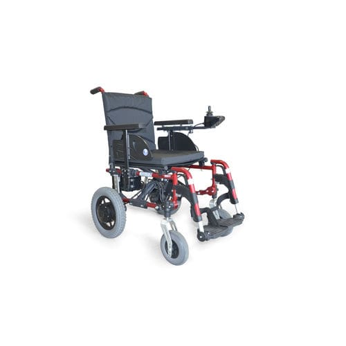 Электрическая инвалидная коляска - V500 E - Vermeiren Medical Equipment - для улицы / складная / алюминиевая рама
