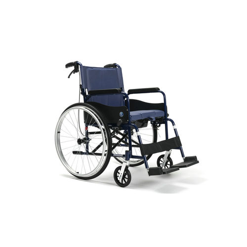 Стул для туалета с подлокотниками - ECL X1 - Vermeiren Medical Equipment - с опорой для ступней / складной