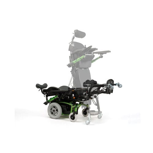 Электрическая инвалидная коляска - Forest3 SU - Vermeiren Medical Equipment - для улицы / вертикализатор / черная
