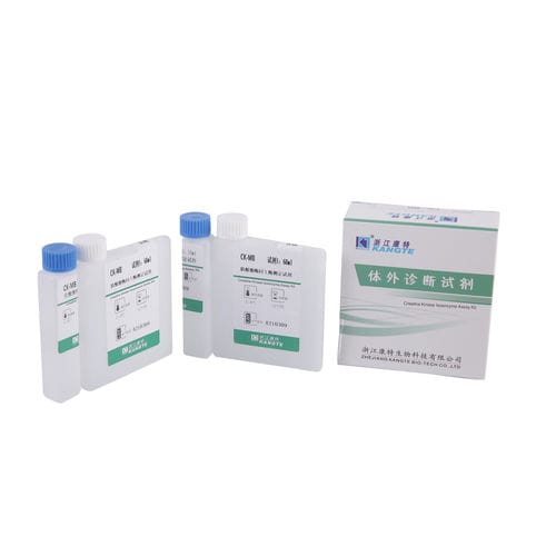 Набор для теста креатинкиназы - F002 series - Zhejiang Kangte Biotechnology Co., Ltd. - на инфаркт миокарда / клинический / сыворотки