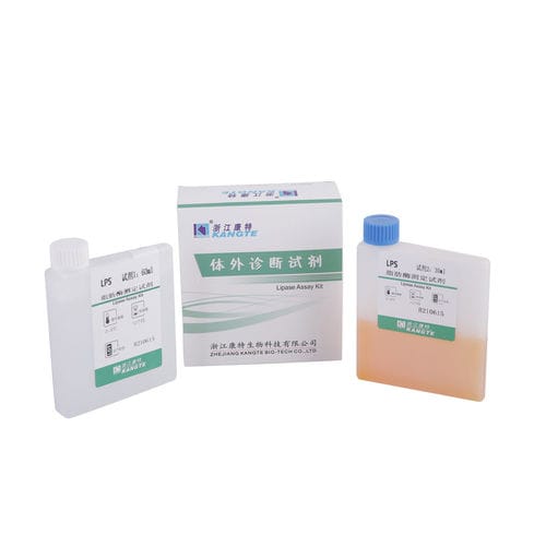Набор для теста на липазу - G003 series - Zhejiang Kangte Biotechnology Co., Ltd. - на желудочно-кишечные заболевания / сыворотки / колориметрический