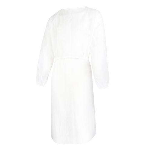 Хирургический халат унисекс - SPFH017 - Soundpond International - для одноразового применения / белый