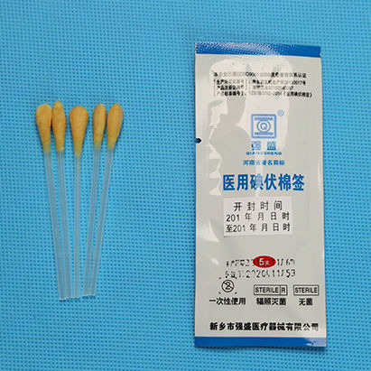 Стандартный зонд-тампон - 601 - Xinxiang Qiangsheng Medical Equipment - из пластика / из хлопка / стерильный
