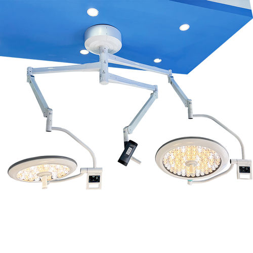 Хирургический светильник с видеокамерой - KS-7050+C - Shantou Easywell Electronic Technologies - потолочный / светодиодный / 3 штатива