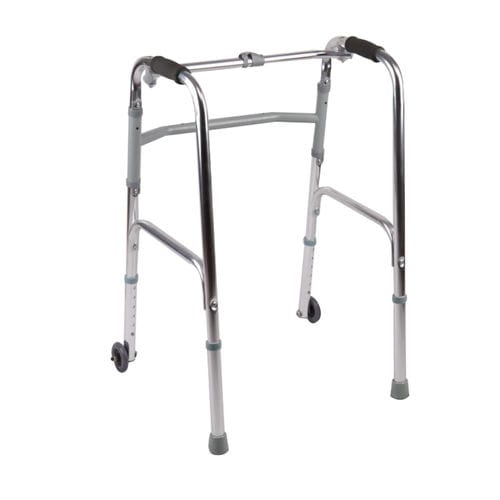 2-колесный ходунки - KR912L - Zhenjiang Kangrui Rehabilitation Equipment Co., Ltd. - с регулируемой высотой / складной