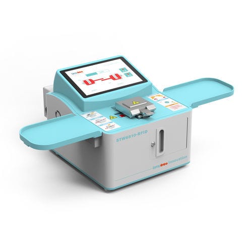 Сварочный аппарат для стерильных трубок - STW6810-RFID - Wuhan bms medicaltech Co., Ltd - для трубок мешков для крови / настольный / с сенсорным экраном