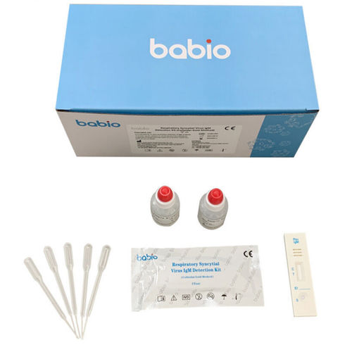 Набор для теста на распираторные заболевания - Jinan Babio Biotech - иммуноглобулин M / респираторно-синцитиального вируса / сыворотки