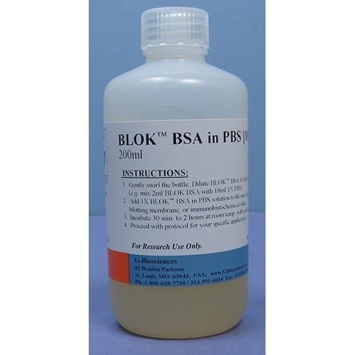 Реактив в растворе - BLOK™ - G-BIOSCIENCES - бычий сывороточный альбумин / для иммуногистохимии / для протеинов