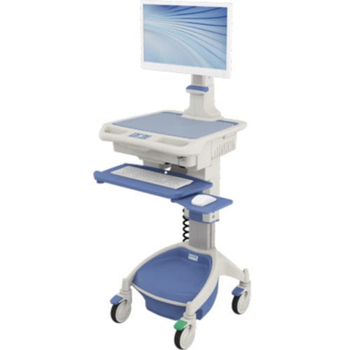 Медицинская информационная рабочая станция - AccessPoint™ Single - Touchpoint Medical - без вентилятора / переносная