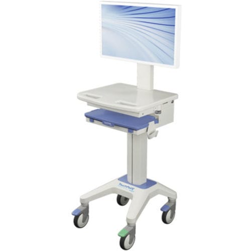 Медицинская информационная рабочая станция - WF-CSX-AH - Touchpoint Medical - с регулируемой высотой / переносная