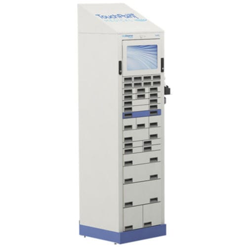 Автоматизированный шкаф распределения медикаментов для лекарств - medDispense® F - Touchpoint Medical - для аптеки / компактный / опции