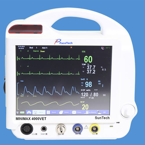 Переносной монитор пациента - MINIMAX 4000VET - Pace tech Medical - для ЭКГ / RESP / TEMP