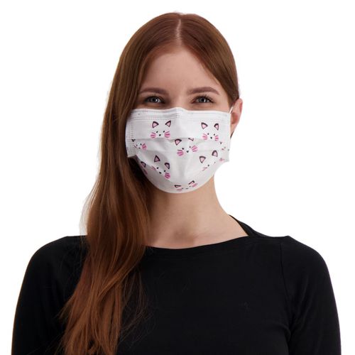 Xирургическая маска типа IIR - Cat - Lifa Air - без латекса / без стекловолокна / для взрослых