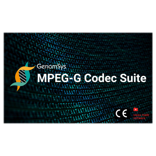 Программное обеспечение для геномики - GenomSys MPEG-G Codec Suite - GenomSys - для последовательности оснований в ДНК / для секвенирования нового поколения / для последовательности оснований в ДНК