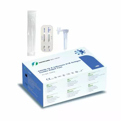 Экспресс-тест COVID-19 - Safecare - на антигены / гриппа А / гриппа В