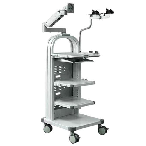 Медицинская тележка - Olympus - QingDao Wealthy automation equipment co., Ltd - для эндоскопии / для человека / с регулируемой высотой