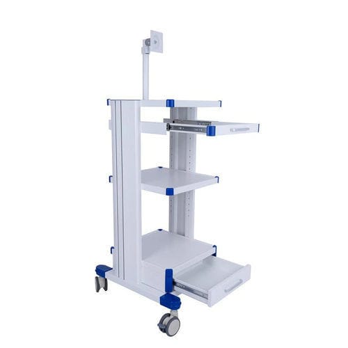 Медицинская тележка - QingDao Wealthy automation equipment co., Ltd - для аппарата / для эндоскопов / мобильная