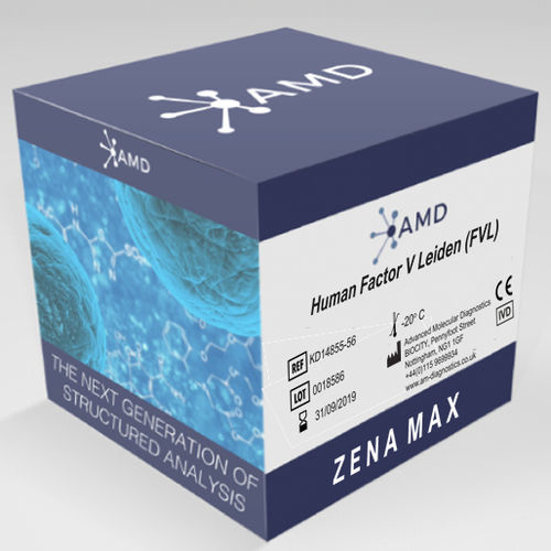 Набор для теста на тромбофолию - Zena Max - Advanced Molecular Diagnostics Ltd. - глютамин / гены / SNP